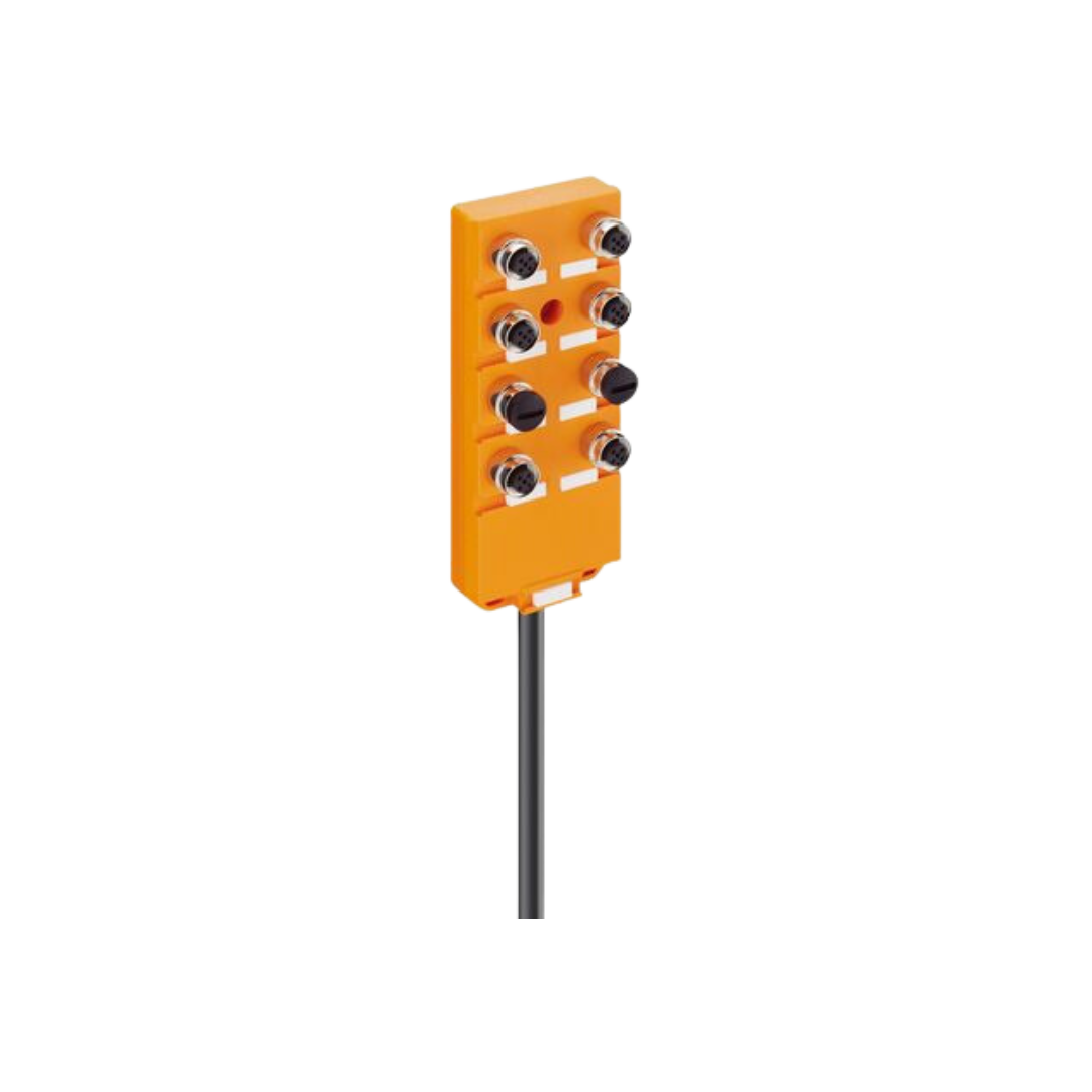 8 ports M12 Actuator  Sensor Distribution Box with Cable